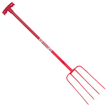Load image into Gallery viewer, Red Gorilla 4 Prong Manure Fork with T Handle-Eclipse Fencing
