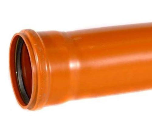 Under Ground Pipe 3m P/E 110mm Single Socket-Eclipse Fencing
