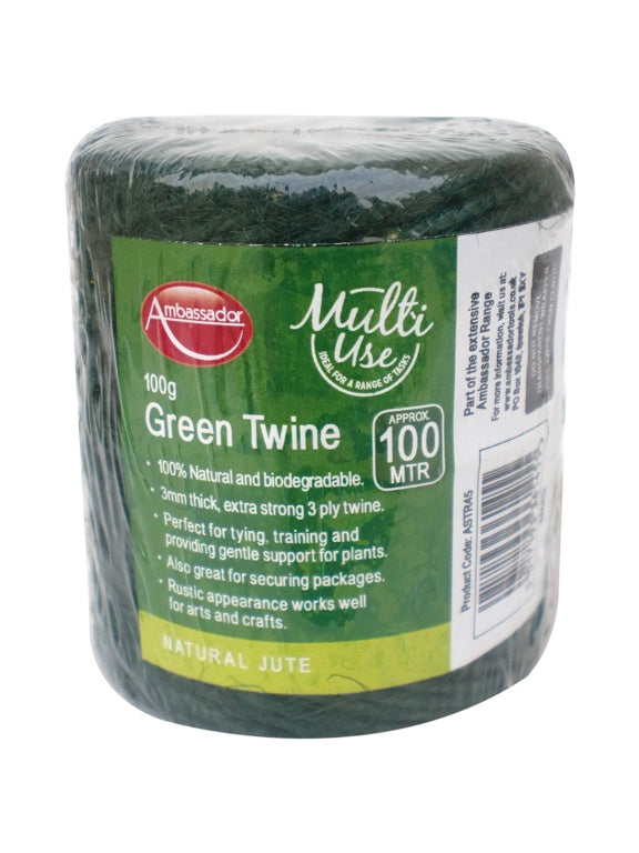 Ambassador Green Jute Twine 50g/50m-Eclipse Fencing