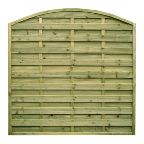Arched Horizontal Panel 1800mm x 1800mm x 1600mm ( 1600mm at the Shoulders )-Eclipse Fencing