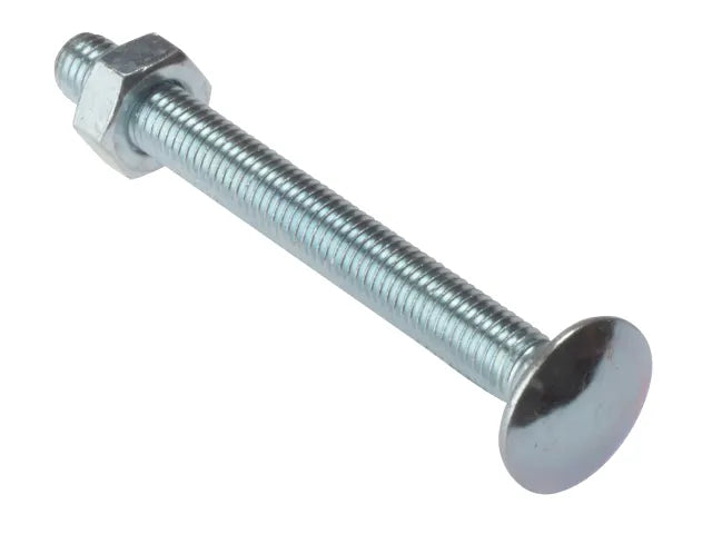 Coach / Carriage Bolt & Nut ZP x Bag Of 10 Units-Eclipse Fencing