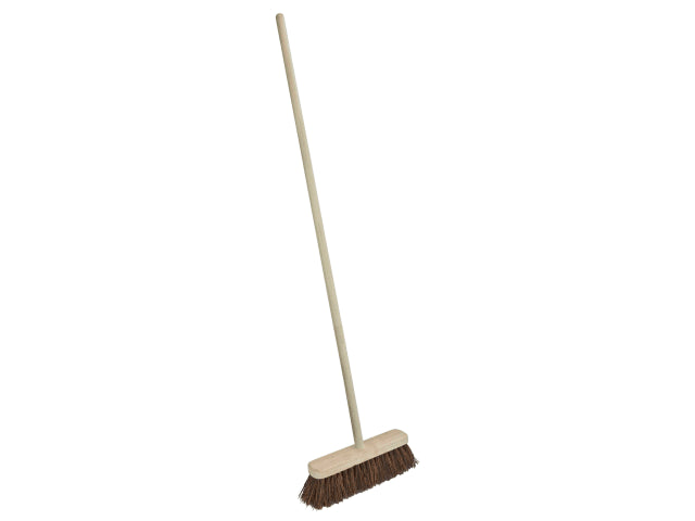 Faithfull Bassine Broom has a 300mm (12in) head.-Eclipse Fencing