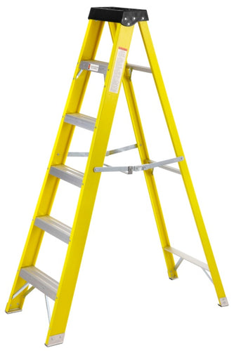 Fibreglass Stepladder 6 Tread-Eclipse Fencing