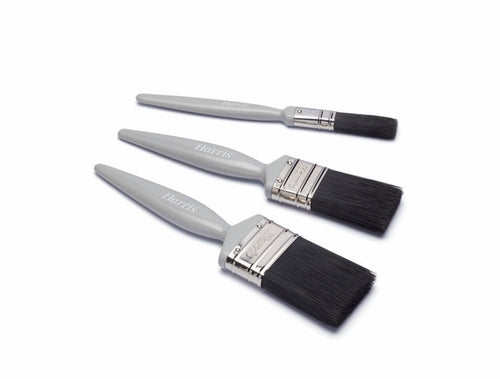 Harris Essentials Gloss Paint Brush Set Pack 3-Eclipse Fencing