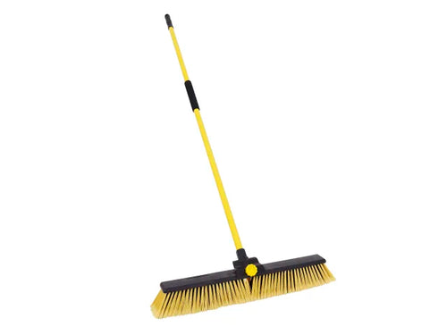 Heavy-duty Broom Clipped with Handle 600mm (24in)-Eclipse Fencing