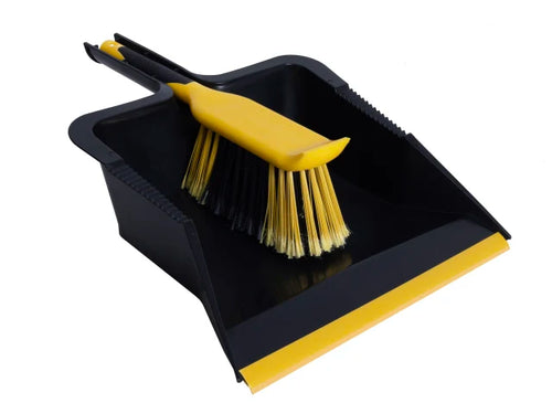 Heavy-duty Dustpan and Brush Set-Eclipse Fencing