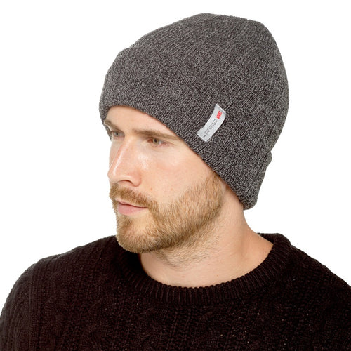Mens Twist Yarn Thinsulate Beanie Hat-Eclipse Fencing