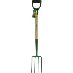 Natural Ash Handle Carbon Steel Digging Fork-Eclipse Fencing