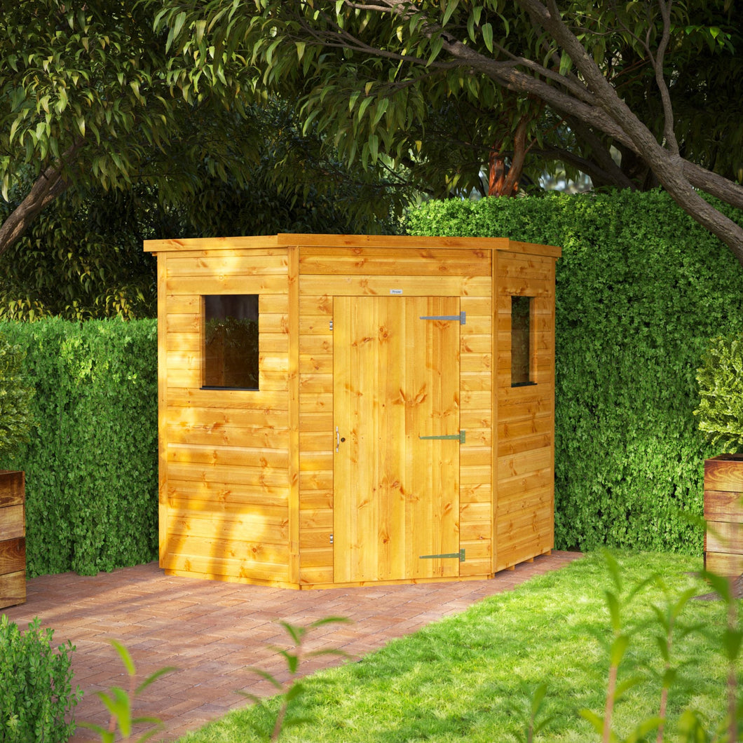 Power Corner Shed 6 x 6-Eclipse Fencing