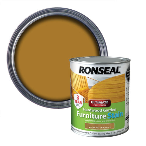 Ronseal Hardwood Furniture Stain 750ml-Eclipse Fencing