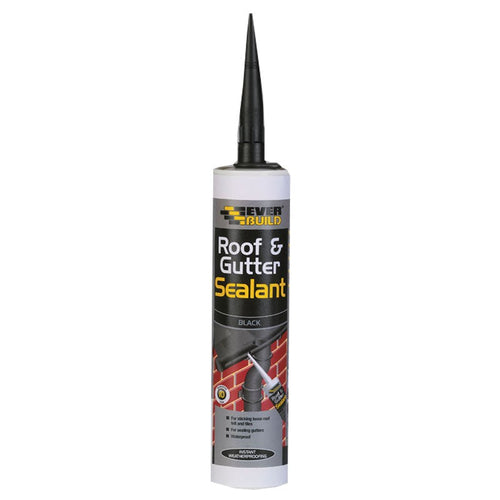 Roof & Gutter Sealant Black 295ml-Eclipse Fencing