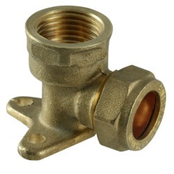 Securplumb Garden Tap Wall Plate Elbow 15x1/2-Eclipse Fencing