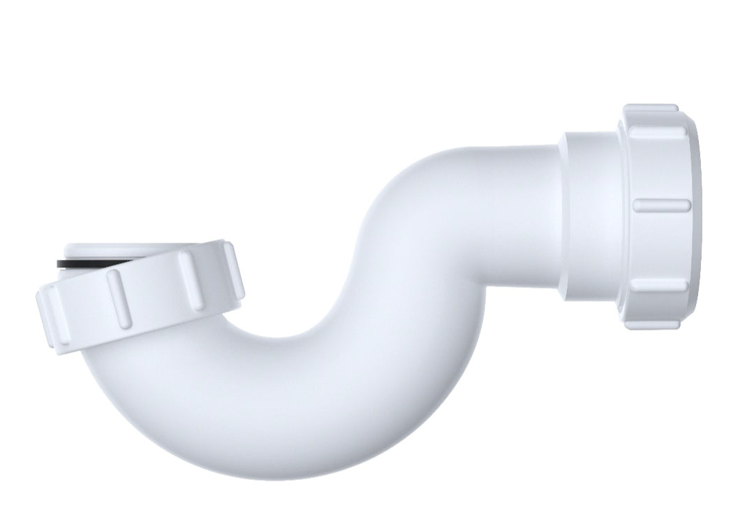 Securplumb Shallow Bath P Trap 40mm-Eclipse Fencing