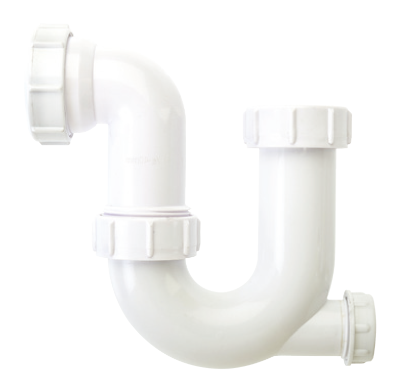 Securplumb Universal P Trap & Cleaning Eye 40mm-Eclipse Fencing
