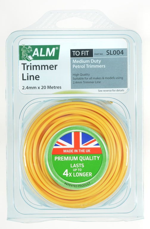 Trimmer Line - Yellow 2.4mm x 20m-Eclipse Fencing
