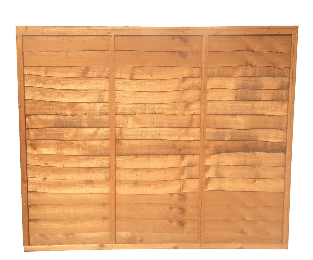 Waney Edge Lap Fence Panel-Eclipse Fencing