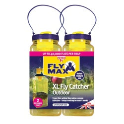 Zero In Fly Max XL Fly Catcher Outdoor Twin Pack-Eclipse Fencing