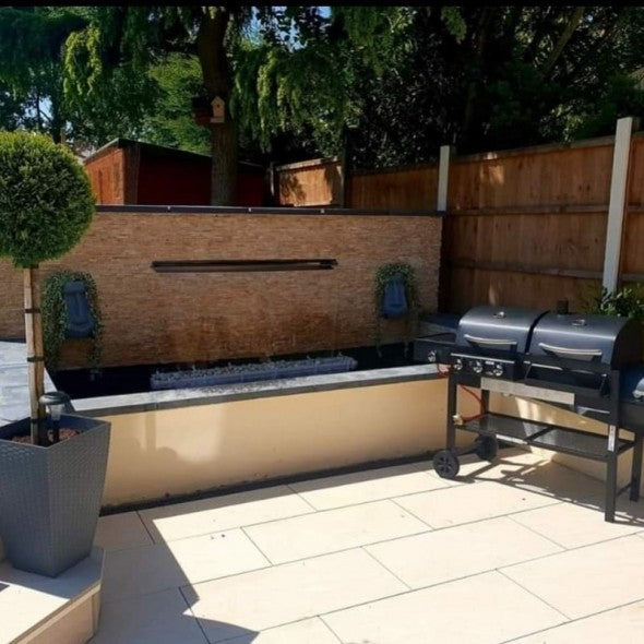 Bianco Cream Porcelain 900mm x 450mm x 20mm-Eclipse Fencing