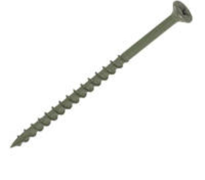 Decking Screws PZ2 Green Treated-Eclipse Fencing