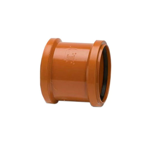 Double Socket Underground Pipe Coupling 110mm-Eclipse Fencing
