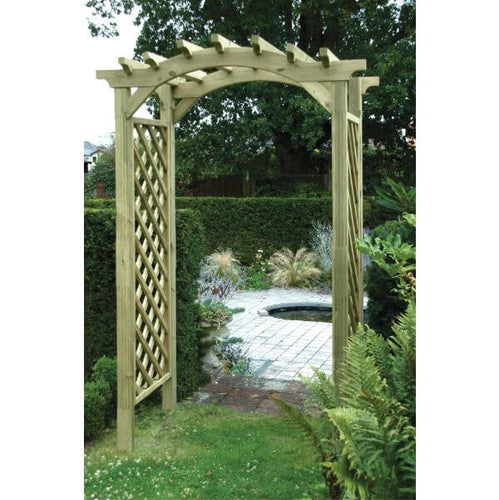 Elite Omega Top Arch Pergola-Eclipse Fencing