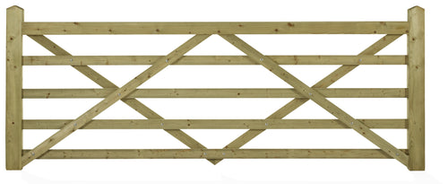 Field Gate 5 Bar Forester Style ** CHARLTONS **-Eclipse Fencing
