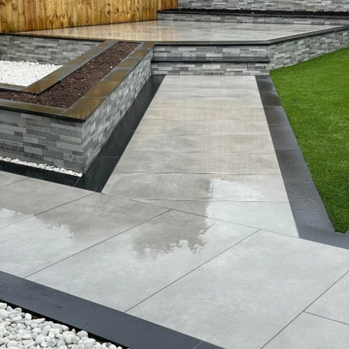 Luna Grey Porcelain 1200mm x 600mm x 20mm-Eclipse Fencing