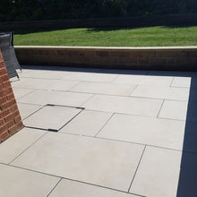 Load image into Gallery viewer, Luna Sand Porcelain 1200mm x 600mm x 20mm-Eclipse Fencing
