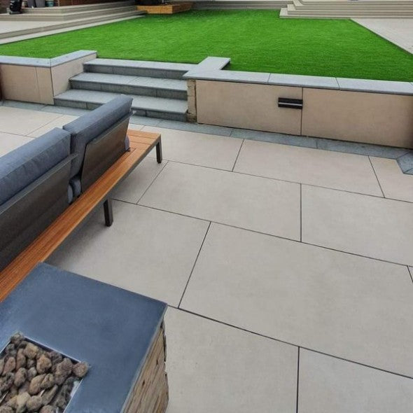 Luna Sand Porcelain 1200mm x 600mm x 20mm-Eclipse Fencing