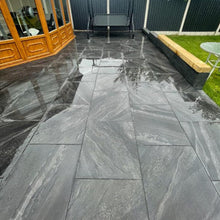 Load image into Gallery viewer, Marmo Anthracite Porcelain 600mm x 900mm x 20mm-Eclipse Fencing
