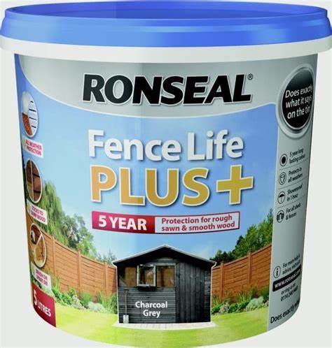Ronseal Fence Life Plus 5 Litre-Eclipse Fencing