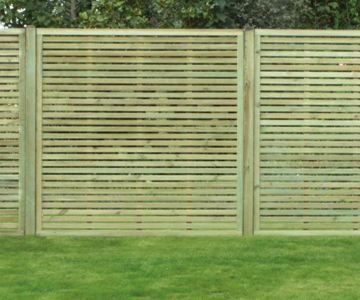 Slatted Panel * Pressure Treated *-Eclipse Fencing