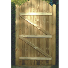 Load image into Gallery viewer, T &amp; G Gate Tanalised Arched Top 900mm x 1.8m ** Custom Sizes are Available **-Eclipse Fencing

